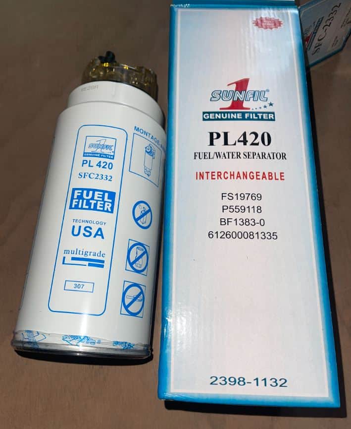 Lọc nhiên liệu tách nước SFC2332