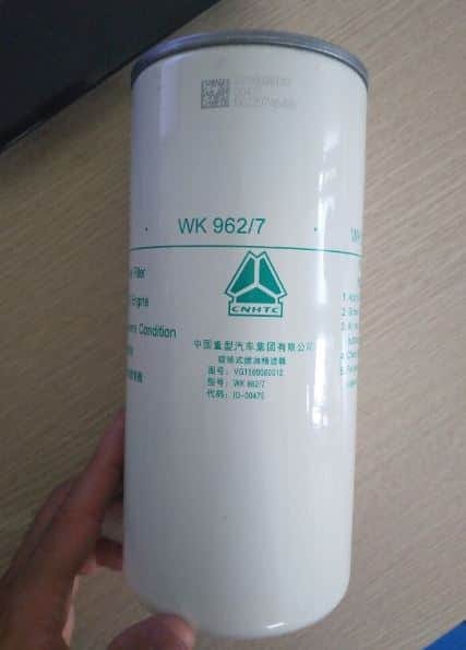 WK962/7 Howo Lọc dầu